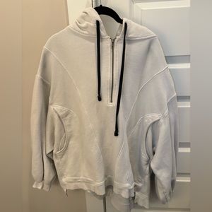 Free people zip up hoodie